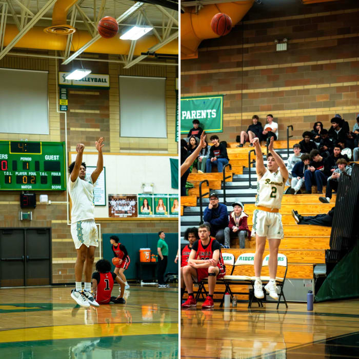 Roosevelt's Jalen Dollar, left, and Caden Young have been key in the Roughriders' resurgence this season.